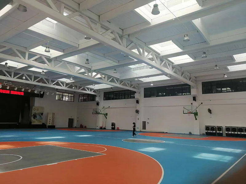 白云廣雅小學體育館鋼桁架結構工程(鋼構)